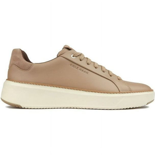COLE HAAN GRANDPRO TOPSPIN SNEAKERS - SIZE: MEN 9.5 - LIGHT BEIGE