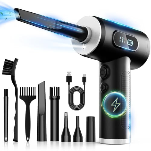 FRESMOL COMPRESSED AIR DUSTER-3 GEAR ADJUSTABLE 100000RPM VC018 - BLACK