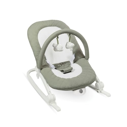 BABY DELIGHT AURA DELUXE PORTABLE ROCKER & SEAT FOR INFANTS - ORGANIC SAGE