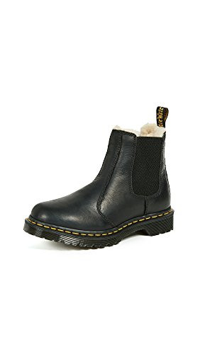 Dr. Martens 2976 Leonore Burnished Wyoming Leather Boot Women 9 Black