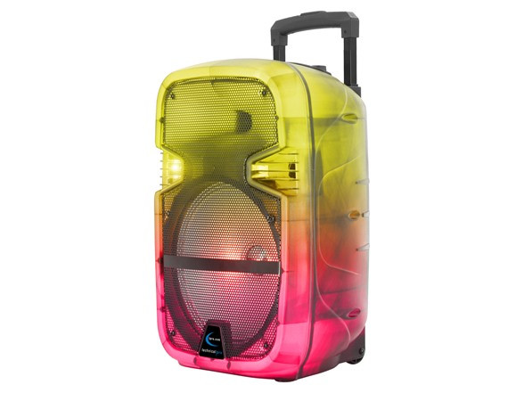 TECHNICAL PRO 2500 WATT BLUETOOTH SPEAKER  LED SYNC LIGHTS - TRANSLUCENT