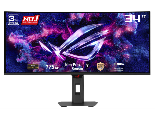 ASUS ROG Strix 34" Ultrawide OLED HDR Gaming Computer Monitor (XG34WCDG) -