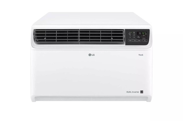LG 18,000 BTU DUAL INVERTER, SMART WI-FI ENABLED WINDOW AC - WHITE New