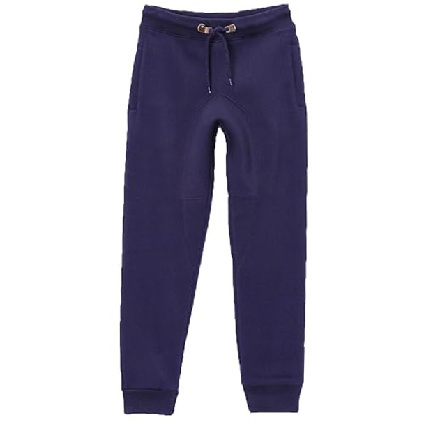 GALAXY BY HARVIC BOYS FLEECE JOGGER SWEATPANTS SLIM FIT SIZE MEN S NAVY BLUE