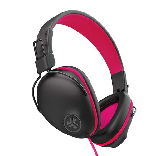 JLAB JBUDDIES PRO WIRED OVER-EAR KIDS HEADPHONES - BLACK PINK