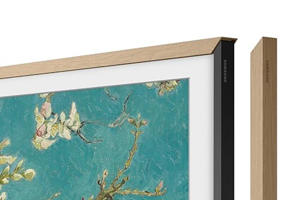 SAMSUNG 50" THE FRAME CUSTOMIZABLE BEZEL VG-SCFA50TKBZA - MODERN TEAK New