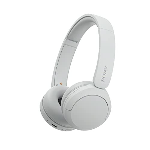 SONY WIRELESS HEADPHONES BLUETOOTH ON-EAR HEADSET W MICROPHONE - WHITE