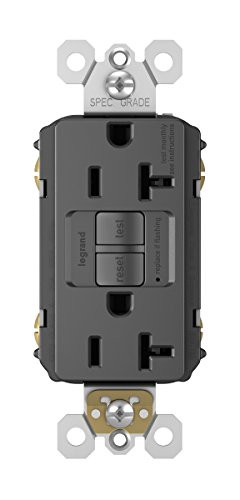 Radiant Spec Grade 15/20A Tamper Res Self Test GFCI 2097BKCCD12 - Brown