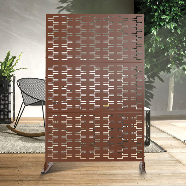 ELEVENS FENCY SUUS-NHB-S180120-RB-S090, SIZE: 47.2"X15.7"X76" - BROWN