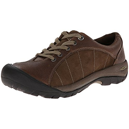 KEEN WOMEN'S PRESIDIO OXFORD SHOES - SIZE 9 - CASCADE/SHITAKE