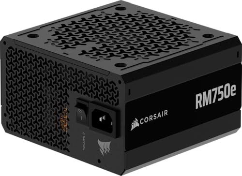 CORSAIR RM750E ATX 3.1 PCIE 5.1 READY FULLY MODULAR 750W POWER SUPPLY