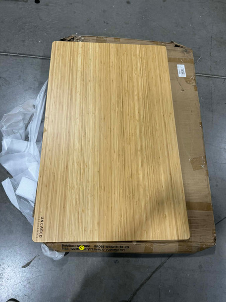 UNCAGED ERGONOMICS DESKTOP FOR RISE UP STANDING DESK SIZE 48X30" - BAMBOO