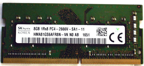 SK HYNIX 8GB PC4-21300 (DDR4-2666) SODIMM MEMORY - GREEN
