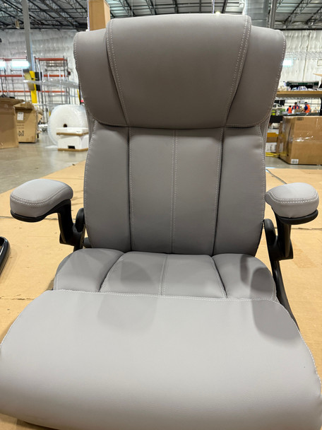 COLAMY HIGH BACK EXECUTIVE OFFICE CHAIR ERGONOMIC HOME COMPUTER DESK - GRAY