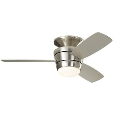 HARBOR BREEZE Mazon 44 Brushed Nickel LED Indoor Fan Light Kit MZ44BNK3 -Nickel
