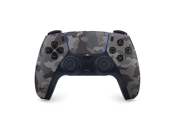 PS5 DualSense Wireless Controller - Gray Camouflage