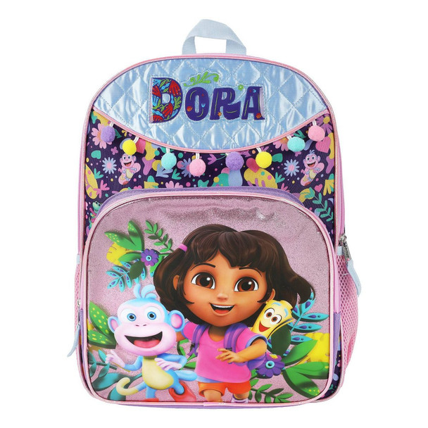NICKELODEON DORA KIDS' 16" BACKPACK - PURPLE