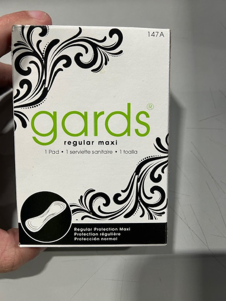 GARDS REGULAR MAXI 1 PROTECTIVE PAD - WHITE New