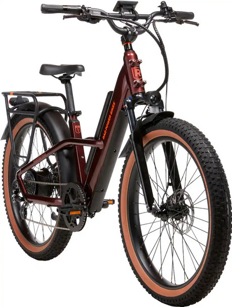 RAD POWER BIKES RADSTER TRAIL EBIKE W/ 65 MILES MAX OPERATING RANGE - COPPER RED