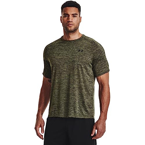 1326413 Under Armour Men's Tech 2.0 Short-Sleeve T-Shirt Marine OD Green/Black M