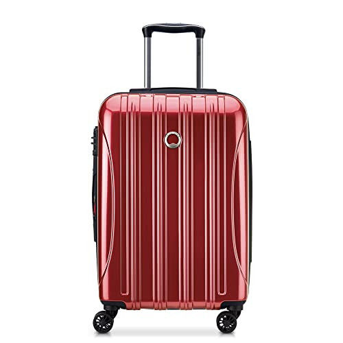 DELESEY PARIS HELIUM AERO HARDSIDE EXPANDABLE CARRY-ON 21" - BRICK RED New