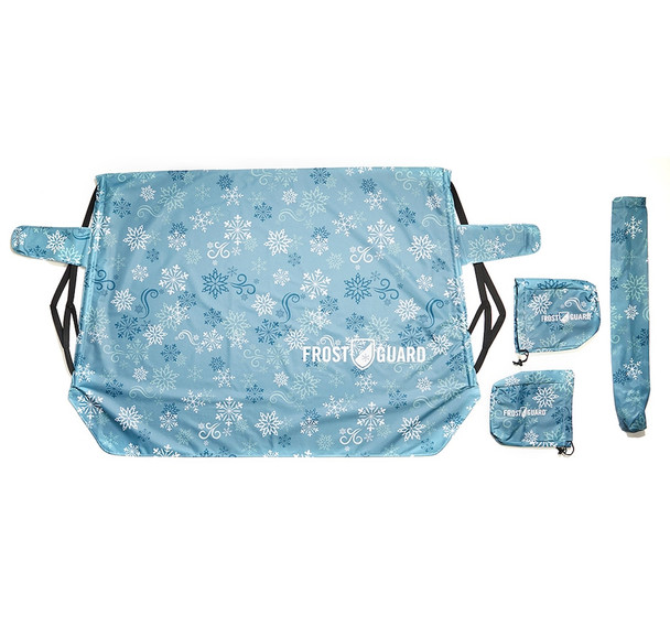 FROSTGUARD WINDSHIELD COVER WITH MIRROR COVERS, SIZE XL - SNOW DRIFT