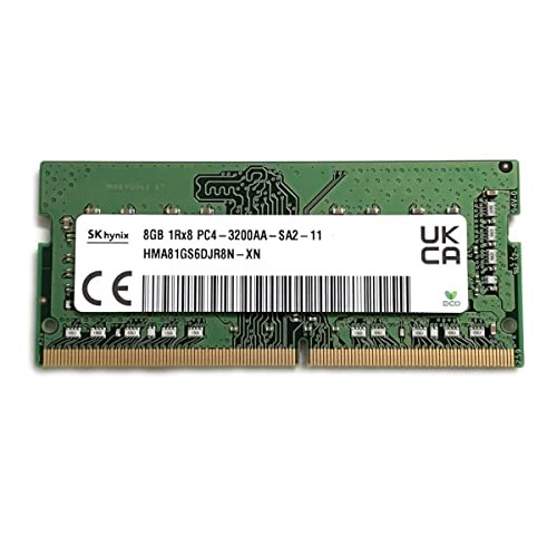 SK HYNIX 8GB DDR4-3200MHZ CP4-25600 SO-DIMM MEMORY MODULE HMA81GS6DJR8N-XN