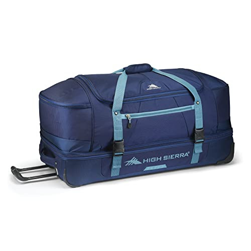 HIGH SIERRA 34” WHEELED ROLLING DUFFLE BAG - GRAPHITE BLUE