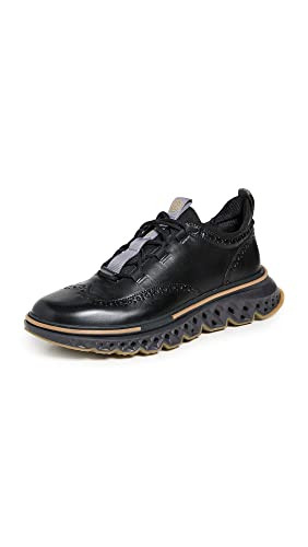 C36508 COLE HAAN MEN'S 5.ZEROGRAND WINGTIP SNEAKERS BLACK/PAVEMENT SIZE 7W