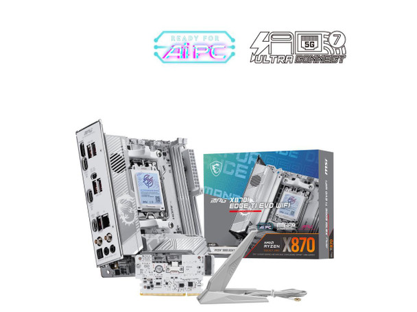 MSI MPG X870I EDGE TI EVO WIFI AM5 AMD X870 Motherboard
