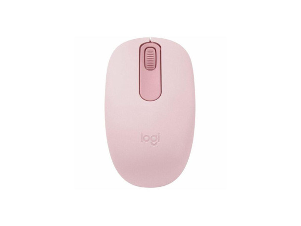 Logitech M196 Mouse - Optical - Wireless - 32.81 ft - Bluetooth - Pink - 1000