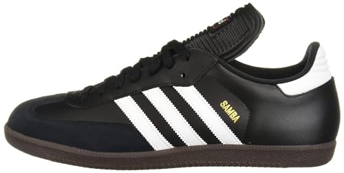 ADIDAS MENS SAMBA CLASSIC INDOOR - SIZE: MEN 9 - BLK/WHITE