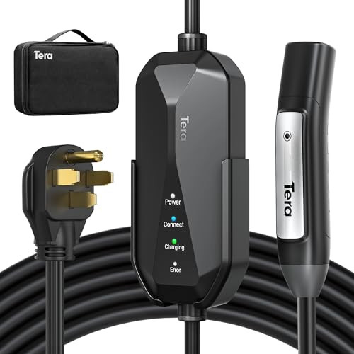 Tera 2025 New Level 2 Charger for Tesla Most Compact 32A 25FT NACS ETL FCC