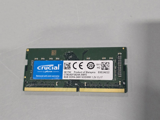 CRUCIAL 8GB DDR4-2400 SODIMM LAPTOP RAM - GREEN