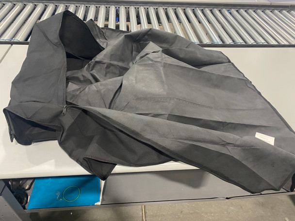 ORIGAMI RACK TELESCOPING LADDER BAG WITH ZIPPER, NO HANDLES - BLACK