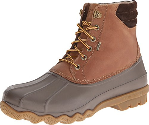 SPERRY MENS AVENUE DUCK BOOTS - SIZE: MEN 11.5 - TAN/BROWN