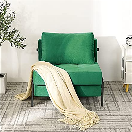 VONANDA SOFA BED, 75" X 31" - GREEN