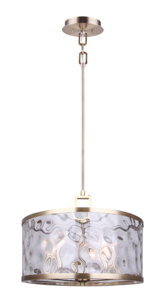 CANARM FRANKIE 5-LIGHT CHANDELIER, MODERN CEILING LIGHT - GOLD