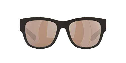 COSTA DEL MAR WOMENS CALETA AVIATOR SUNGLASSES - BLACK/COPPER