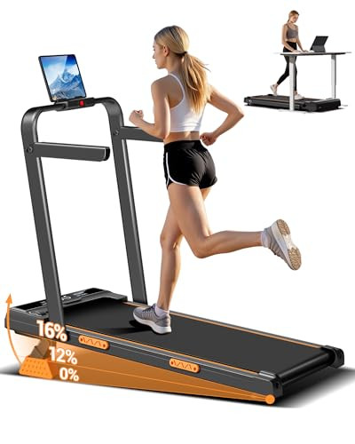 LONTEK 3 IN 1 WALKING PAD TREADMILL 15% INCLINE OLT-X5F TREADMILL - CARBON BLACK