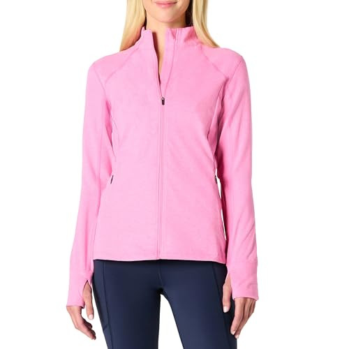 AMAZON ESSENTIALS WOMEN'S ATHLETIC SOFT PERFORMANCE LIGHTWEIGHT - SPACE DYE PINK New