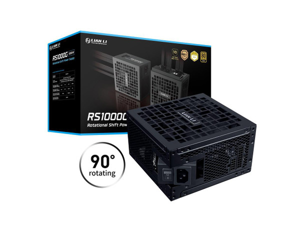 Lian Li RS 1000W Rotational Shift Fully Modular ATX Power Supply (W/ USB Fan