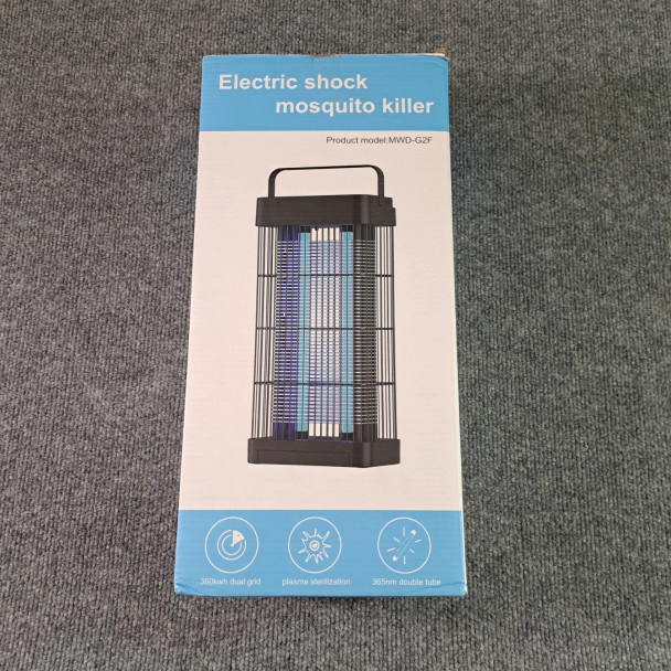 NON TOXIC OUTDOOR AND INDOOR ELECTRIC SHOCK MOSQUITO KILLER BUG ZAPPER - BLACK