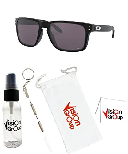 OAKLEY HOLBROOK XL SUNGLASSES - MATTE BLACK FRAME, PRIZM GRAY LENSES 59-18-137