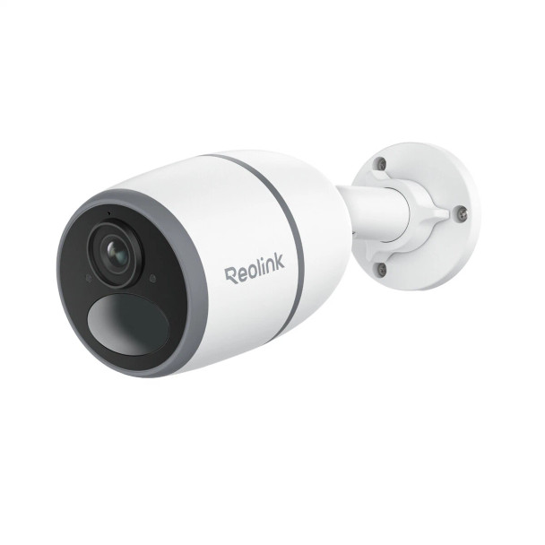REOLINK GO PLUS WIRELESS 4G LTE BATTERY CAMERA 2K HD & SMART DETECTION - WHITE