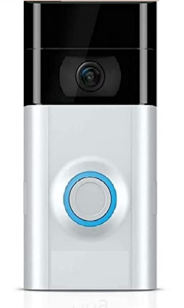RING 8VR1S7-0EN0 WIRELESS RING DOORBELL V2 - SILVER