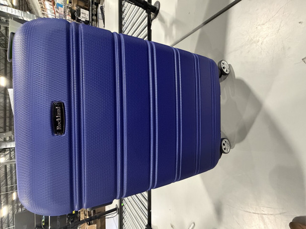 ROCKLAND MELBOURNE HARDSIDE EXPANDABLE SPINNER WHEEL LUGGAGE, 20 INCH - BLUE