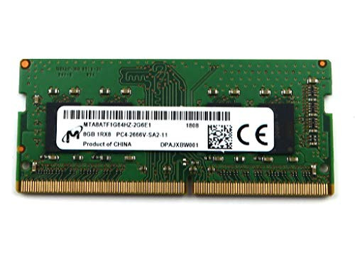 MICRON 8GB DDR4-2666 PC4-21300 1RX8 SODIMM LAPTOP MEMORY RAM MTA8ATF1G64HZ-2G6E1
