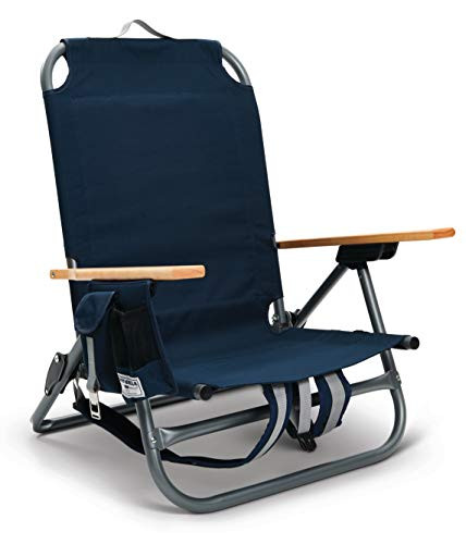 SPORT-BRELLA SUNSOUL FOLDING LIGHT-WEIGHT BACKPACK BEACH CHAIR 94964 - NAVY
