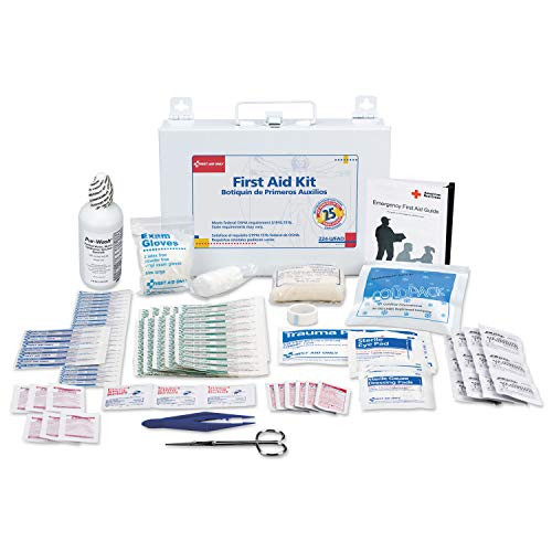 FIRST AID ONLY OSHA-COMPLIANT 25-PERSON EMERGENCY FIRST AID KIT WHITE New